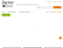 Tablet Screenshot of factor4uk.com